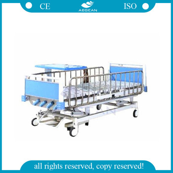 AG-CB013 High Quality Economic Medical Steel Frame Hospital Bed Design