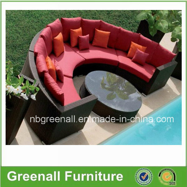 Wicker Rattan Round Outdoor Furniture (GN-9074-1S)