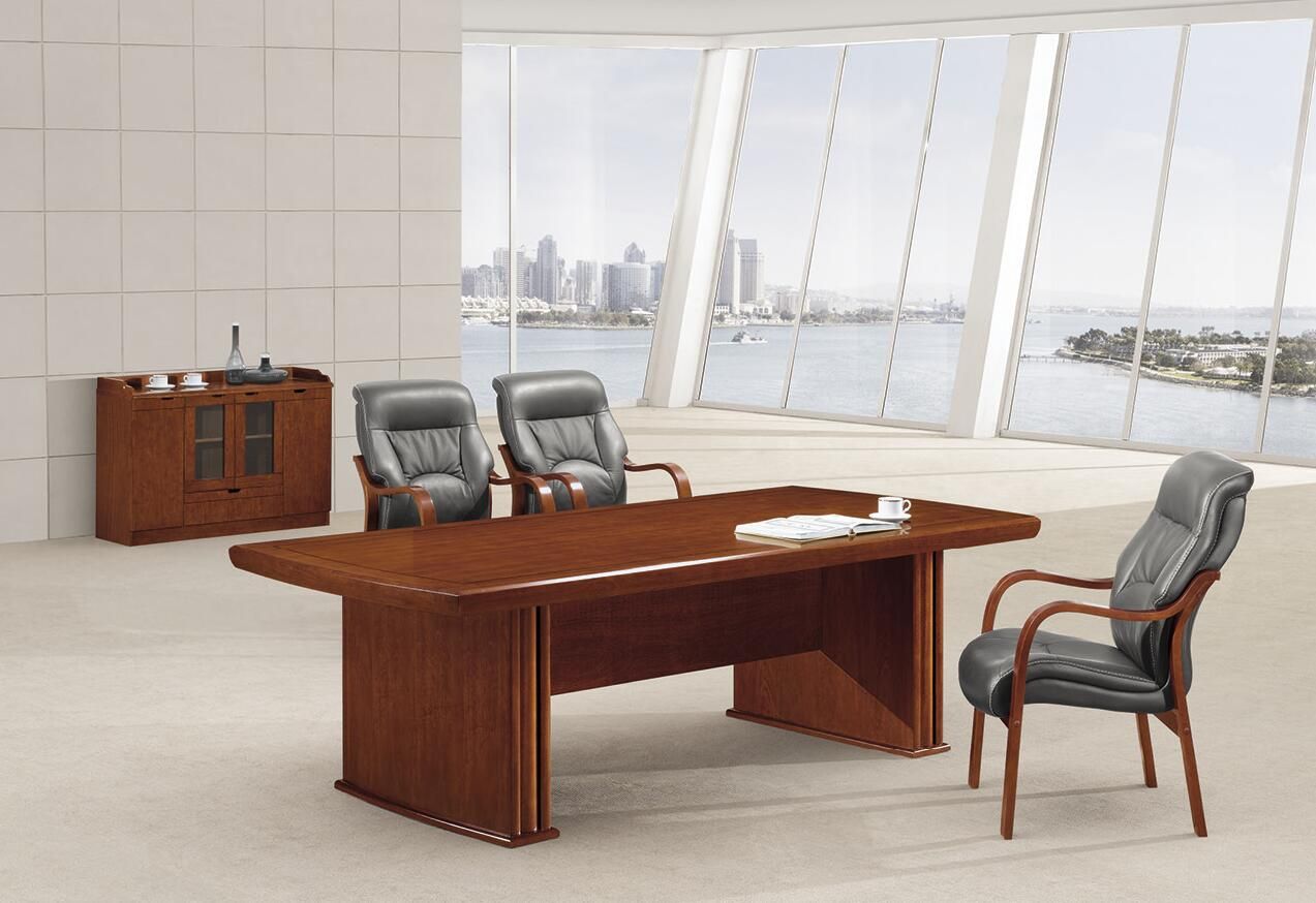 Simple Walnut Good Design Conference Table