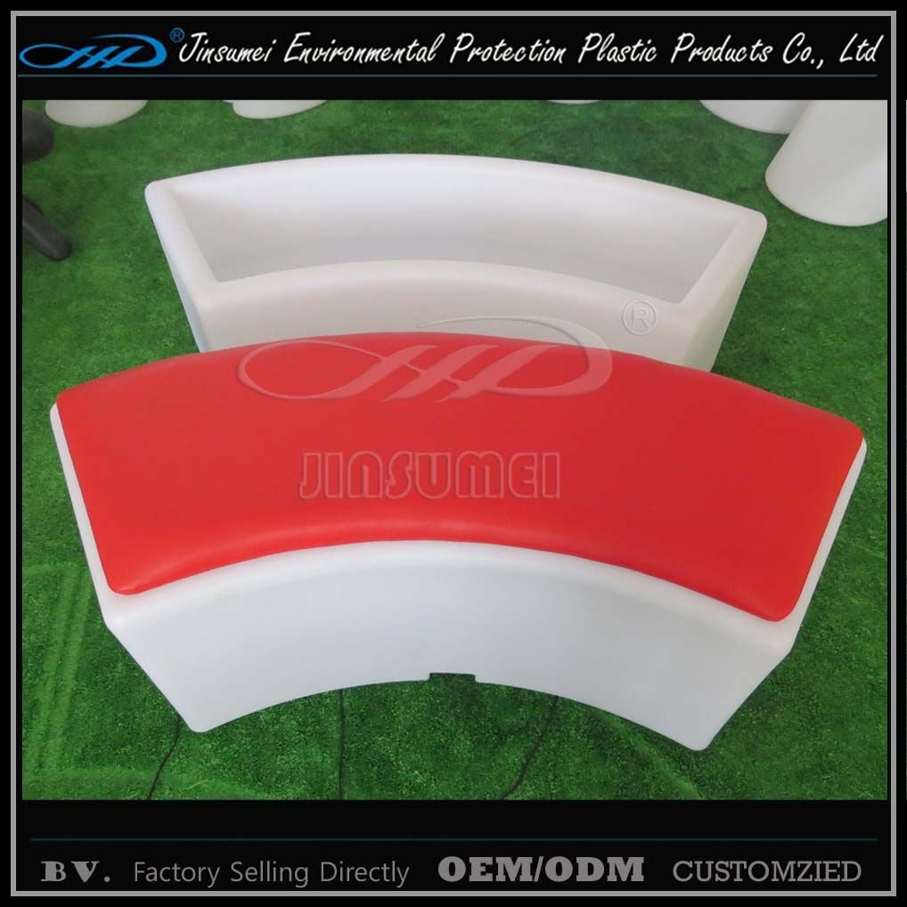 PE Material Plastic LED Bar Stool with Factory Direct Selling