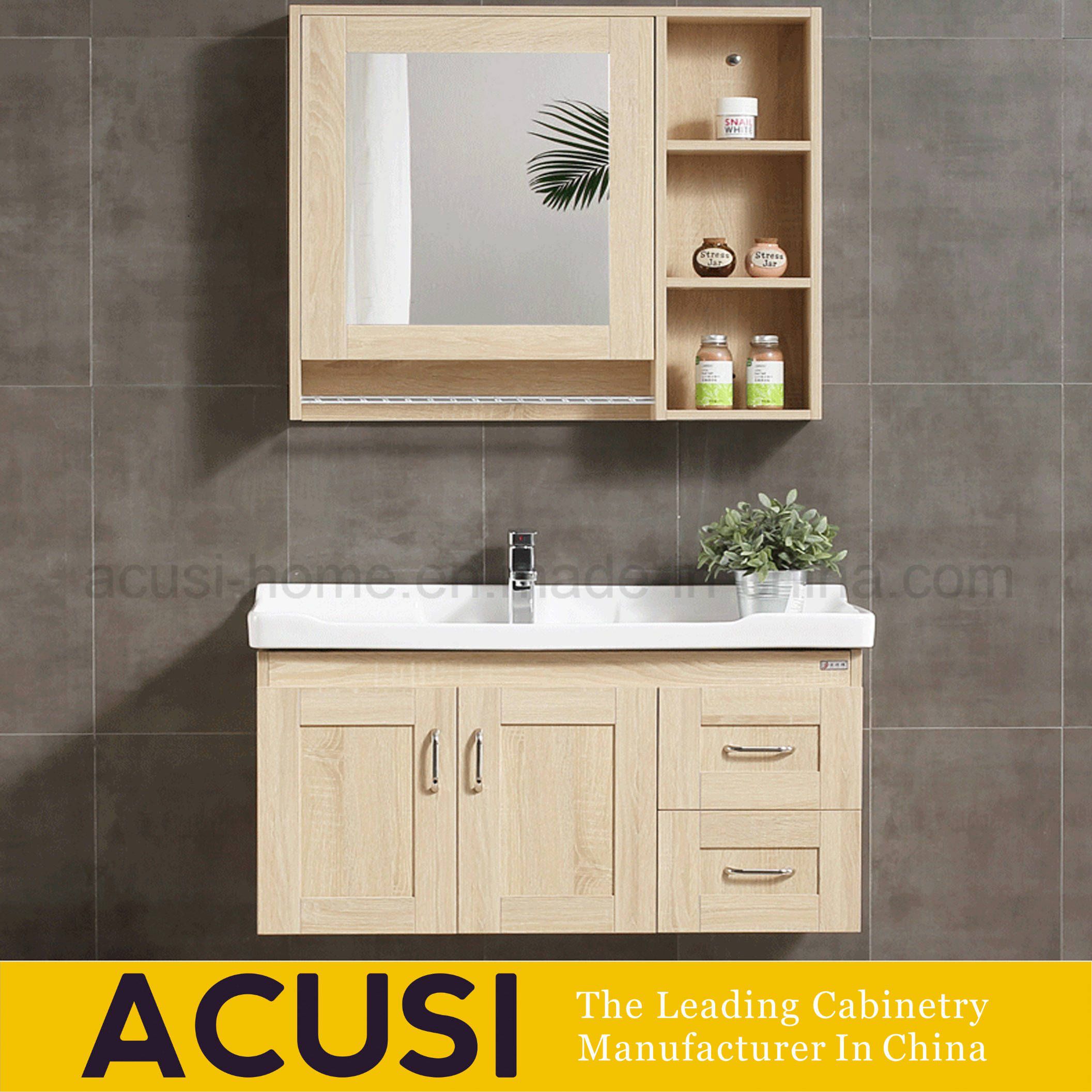 Hot Selling Modern Solid Wood Wall Hang Bathroom Cabinet (ACS1-W89)