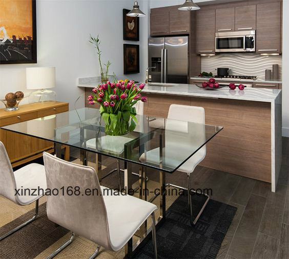 Stainless Steel Base Marble Top Modern Console Table