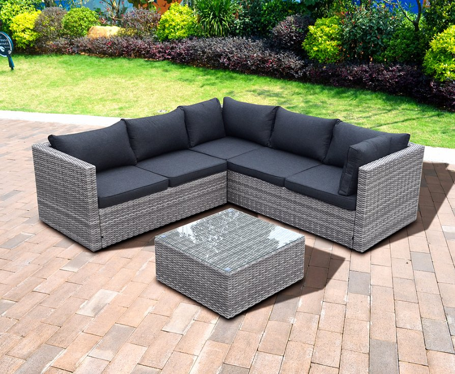 Modern Patio Garden Leisure Flat Wicker Aluminum Offce Home Hotel Outdoor Rattan Sofa (J721KD)