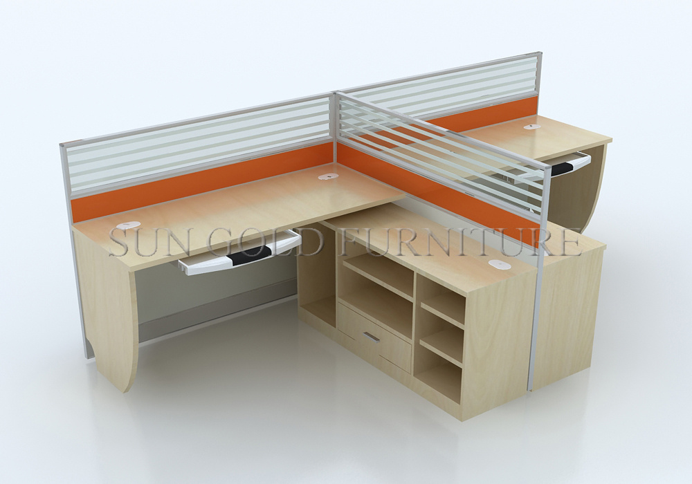 Cheap Office Desk with Table Top Partition Office Furniture (SZ-WS70)