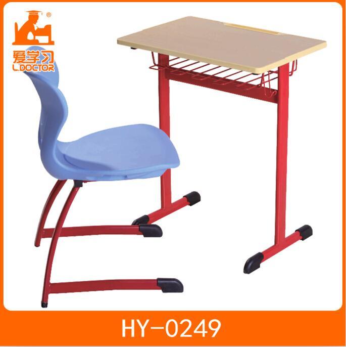 Wooden Children Single Desk and Chair of Wholesale