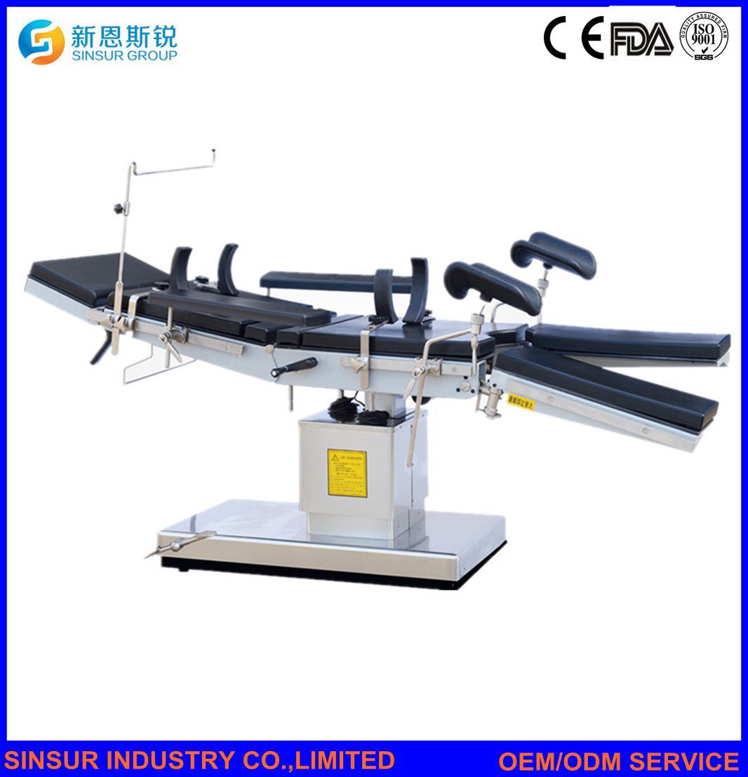 ISO/CE High Quality Fluoroscopic Hospital Equipment Electric Surgical Operation Bed
