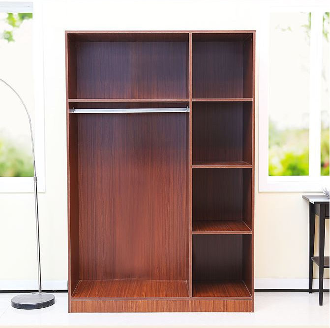 3 Doors Wardrobe with 1 Fixed Shelf and 2 Adjustable Shelf