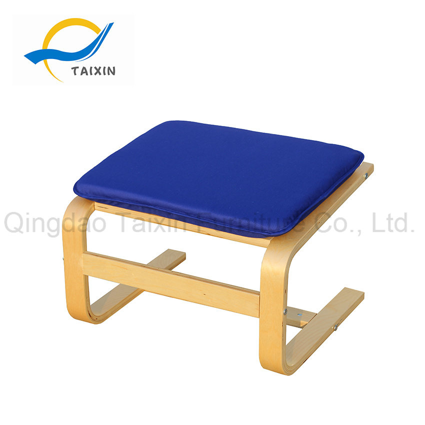 Bend Wood Furniture Footstool in Living Room