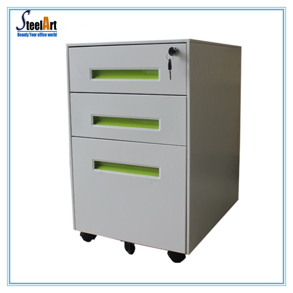 Hot Selling Steel 3 Drawer Mobile Pedestal Cabinet