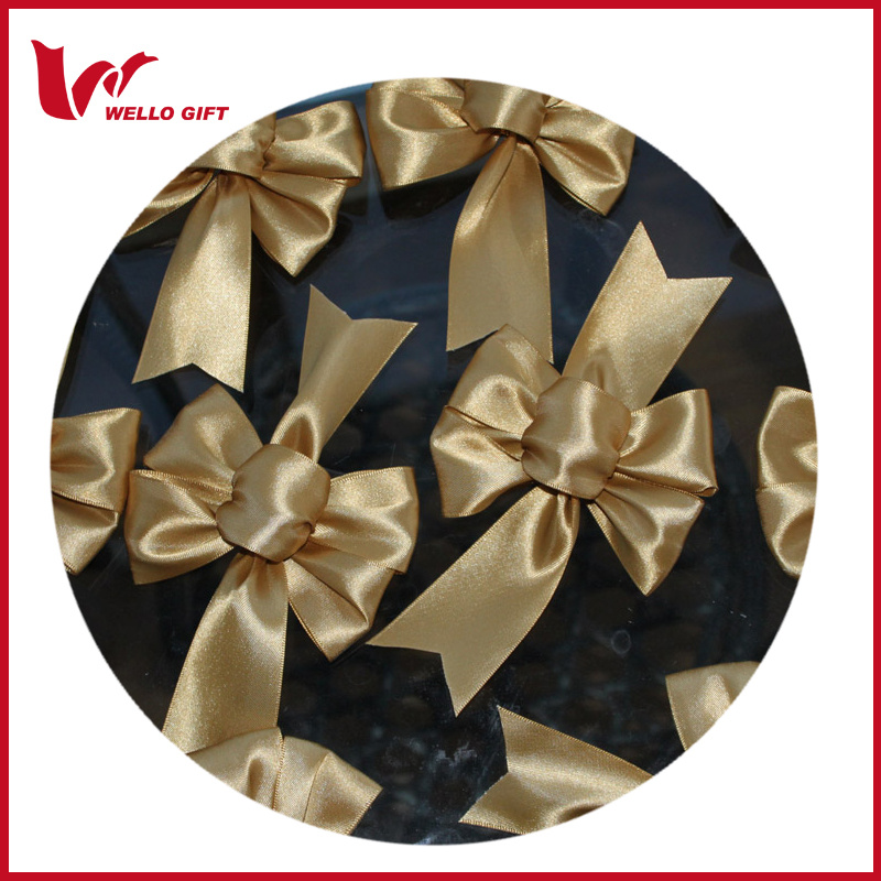 Grey Gift Decoration Satin Ribbon Bow on Boxes (CBB-2126)