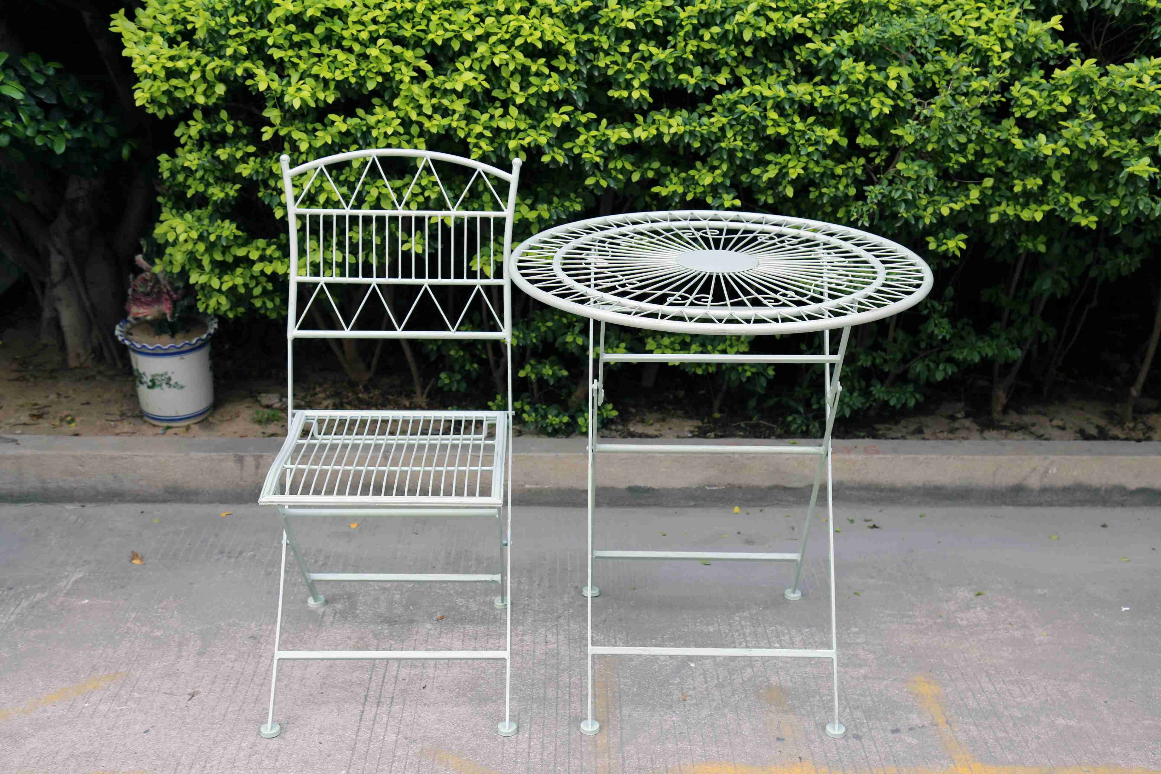 Hotel Furniture of Metal Dining Table Set