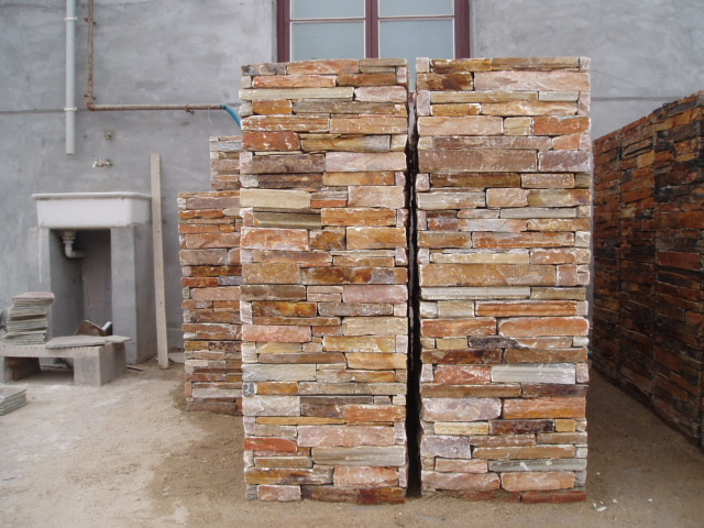 Popular Classical Natural Culture Stone Decorative Garden Stone Pillars (SMC-PC031)