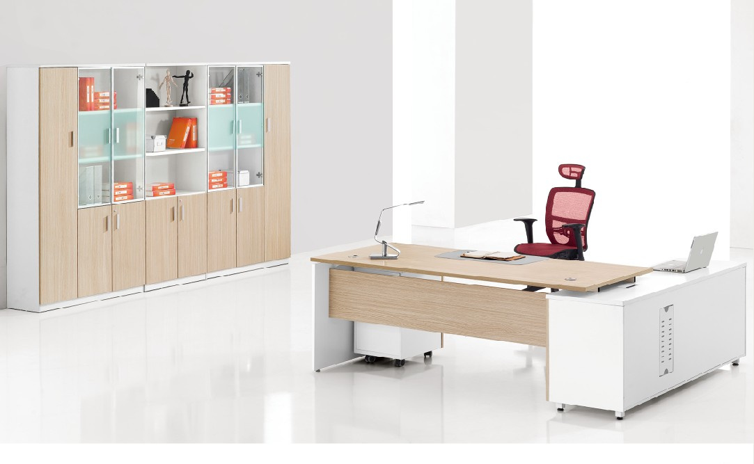 Modern Simple Wood Office Executive Desk