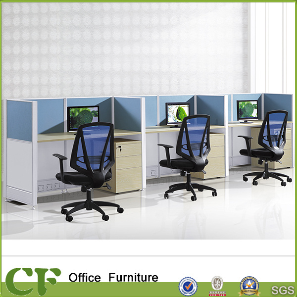 60mm Aluminum Frame Fabric Modular Linear Office Workstation Design