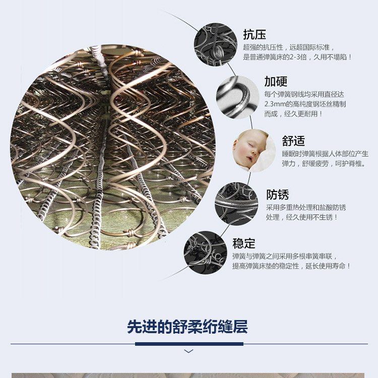 Ruierpu Furniture - Made in China Furniture - Bedroom Furniture - Furniture for Family - Soft Furniture - Furniture - Sofa Bed - Beds - Anti-Mite Spring Bed Mat