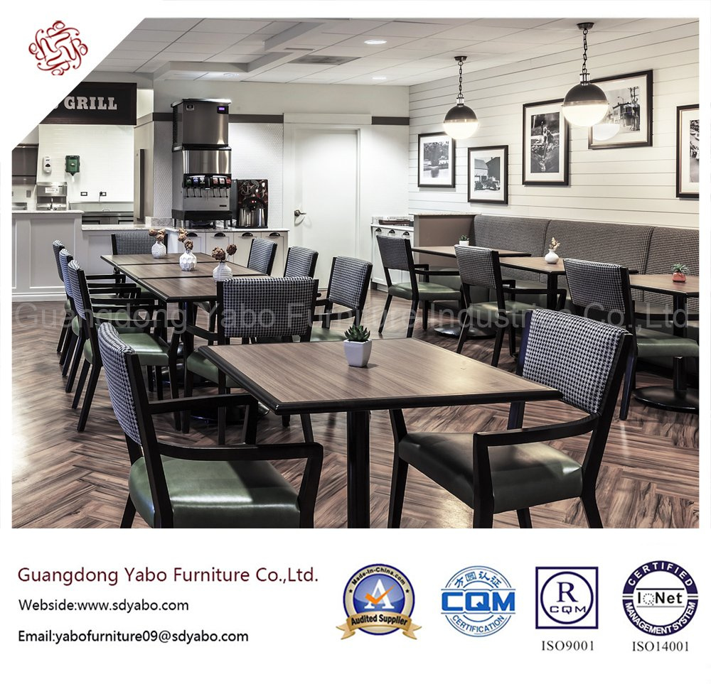 Contemporary Restaurant Furniture with Wooden Armchair and Table (YB-H-16)