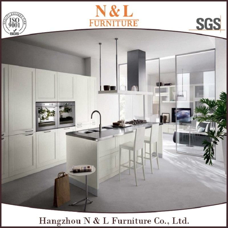 Custom Made Modern Home Furniture PVC Wood Kitchen Cabinet