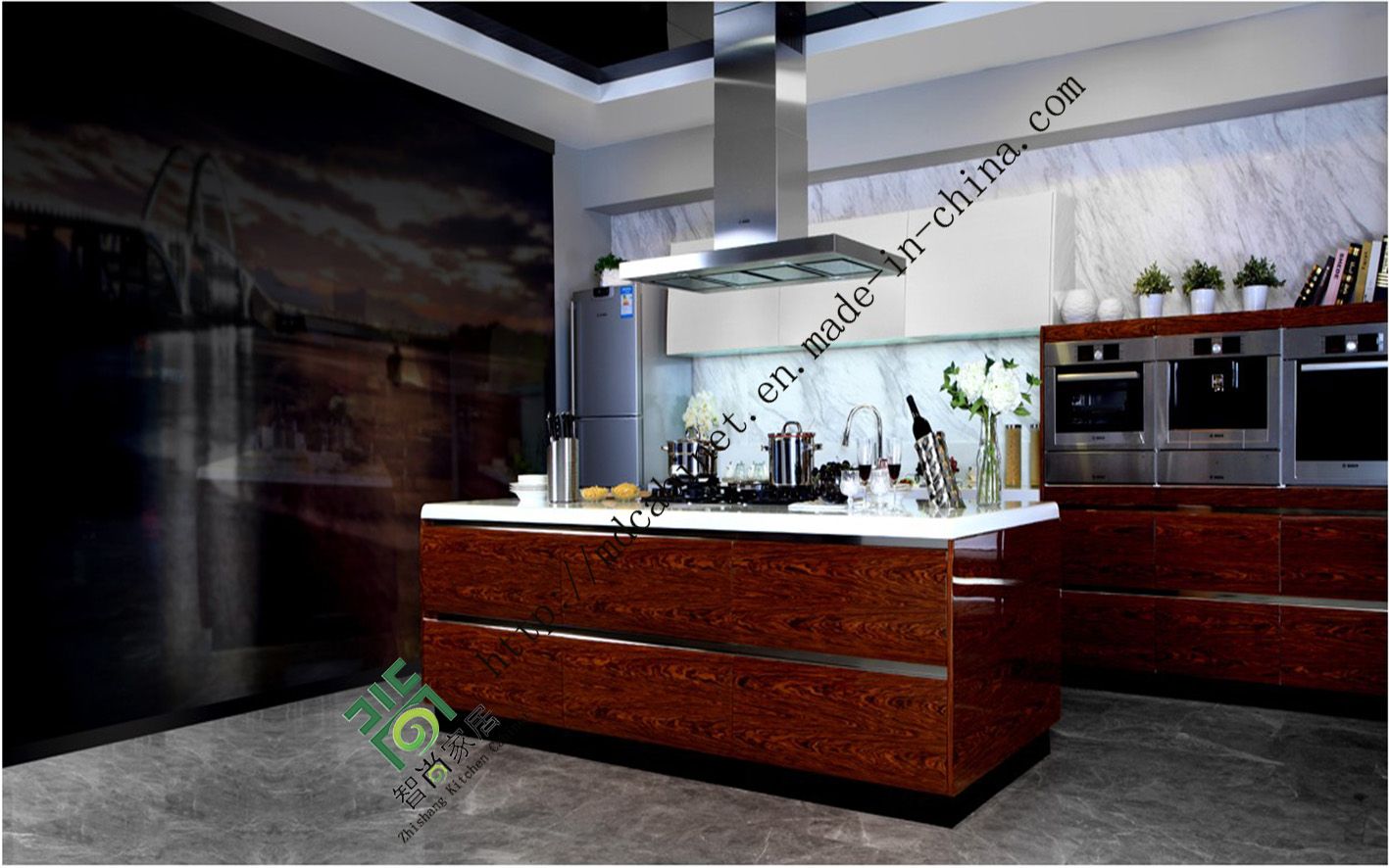 Classic MDF Lacquer Kitchen Cabinets (zs-194)