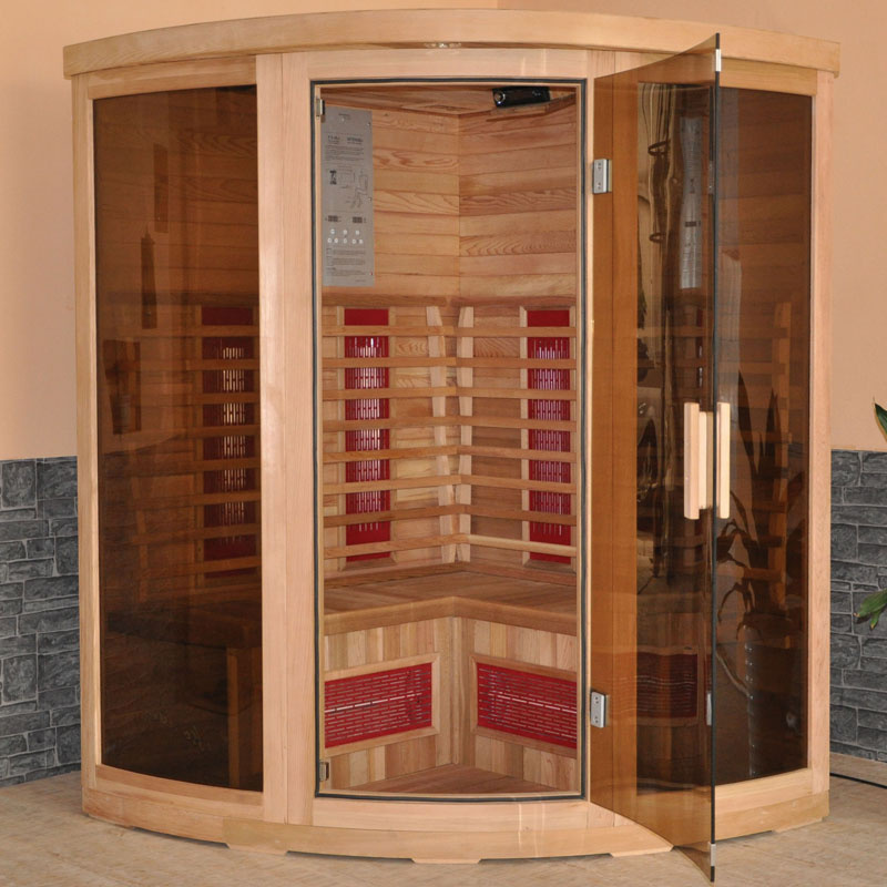 Far Infrared Corner Sauna Cabin Room (FIS-3G)