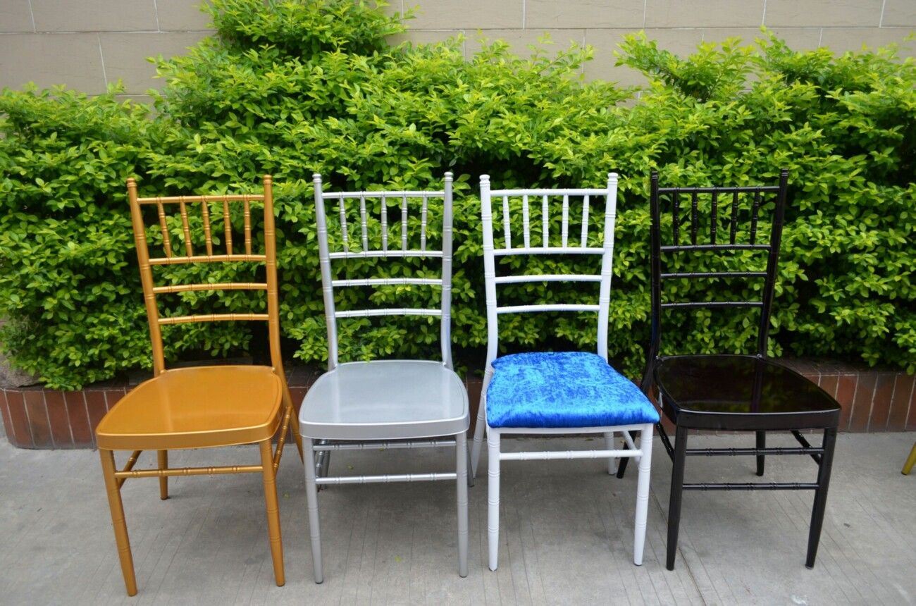 Stackable Steel/Iron Ballroom Tiffany Chair, Event Chiavari Chair