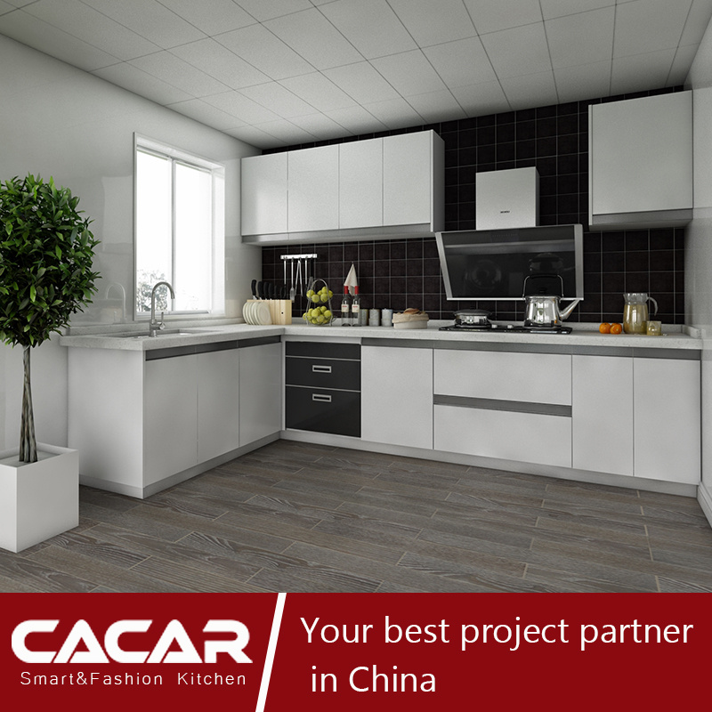 Rotterdam Modern Plastic Uptake PVC Kitchen Cabinet (CA20-19)