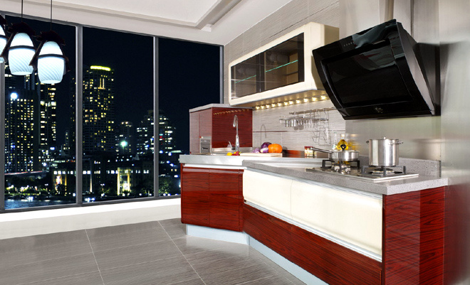 High Glossy Kitchen Furniture (zx-053)