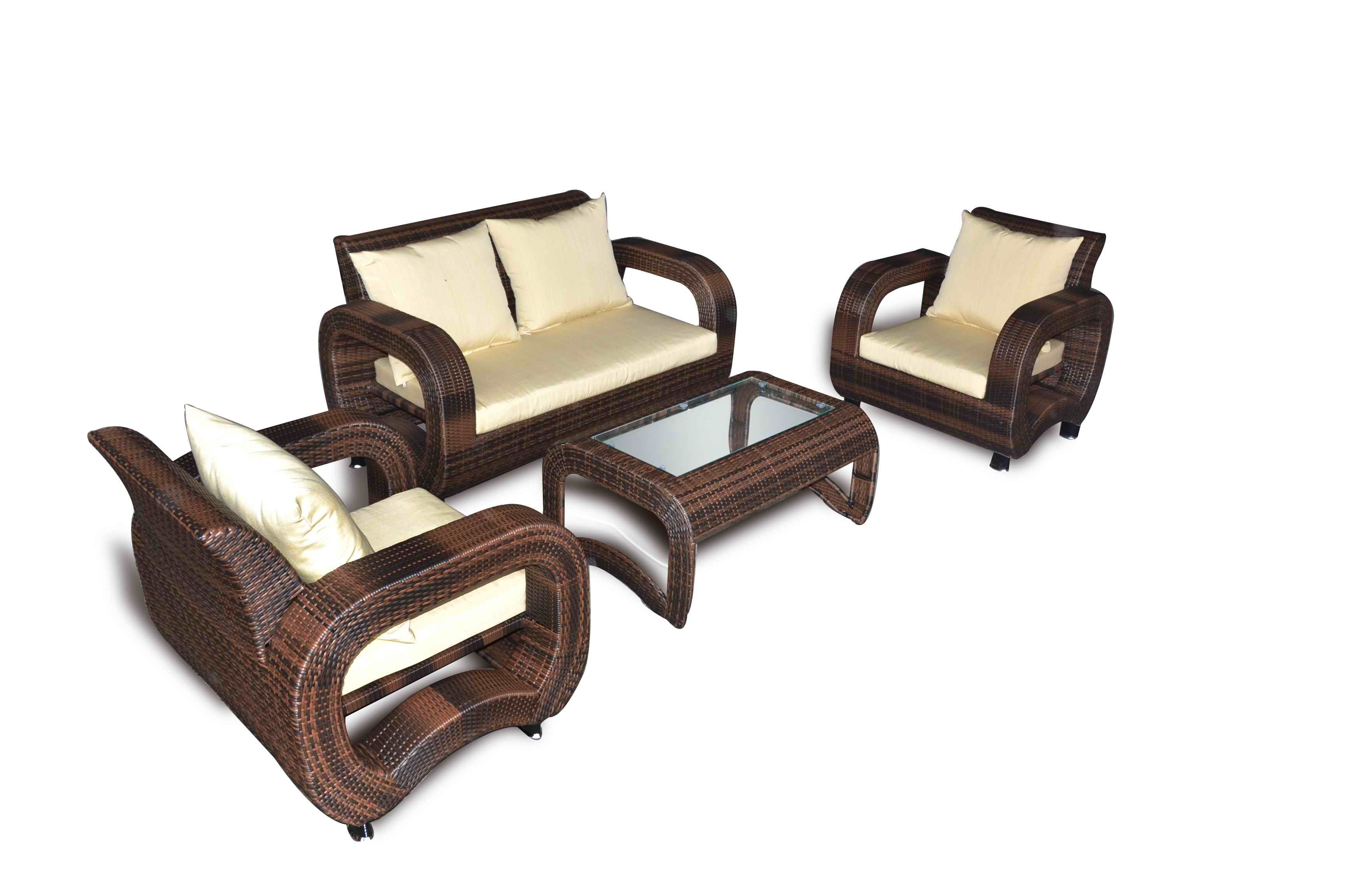 The Cane Makes up Outdoor Leisure Arc Sofa