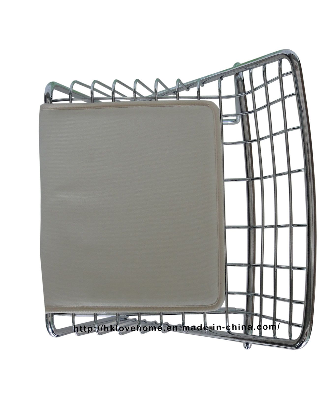 Replica Metal Dining Restaurant Stackable Strings Wire Bar Chair