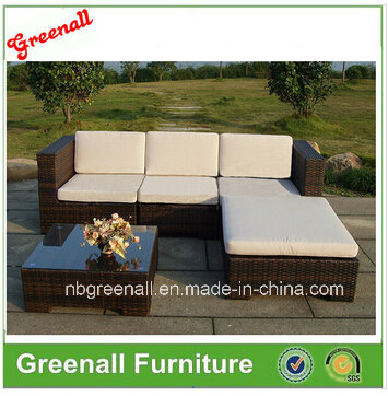 Plastic Rattan Woven Furniture Outdoor Sofa