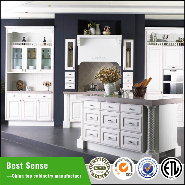 India Elegant Wooden Lacquer Kitchen Round Cabinet