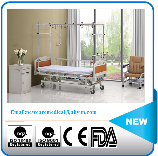 Easy to Operate Manual Five Function Orthopaedic Bed