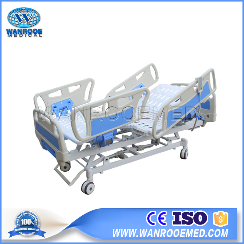 Bae505A Five Functions Long Siderails Electric Hospital Furniture Bed for Patient
