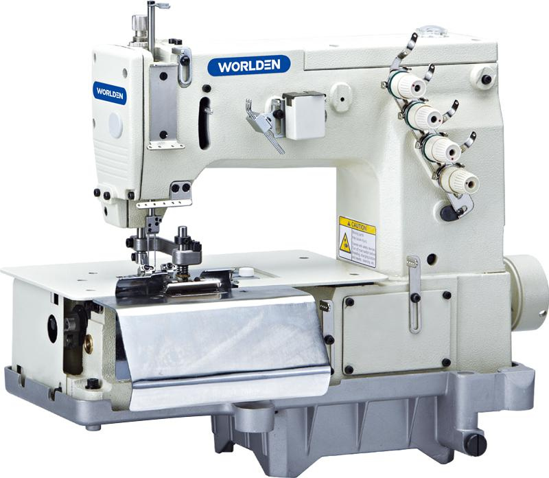 Wd-2000c Double Needle Flat Bed Belt Loop with Front Fabric Cutter