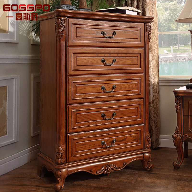 Tall Thin Lowes Wood Storage Cabinet (GSP20-008)
