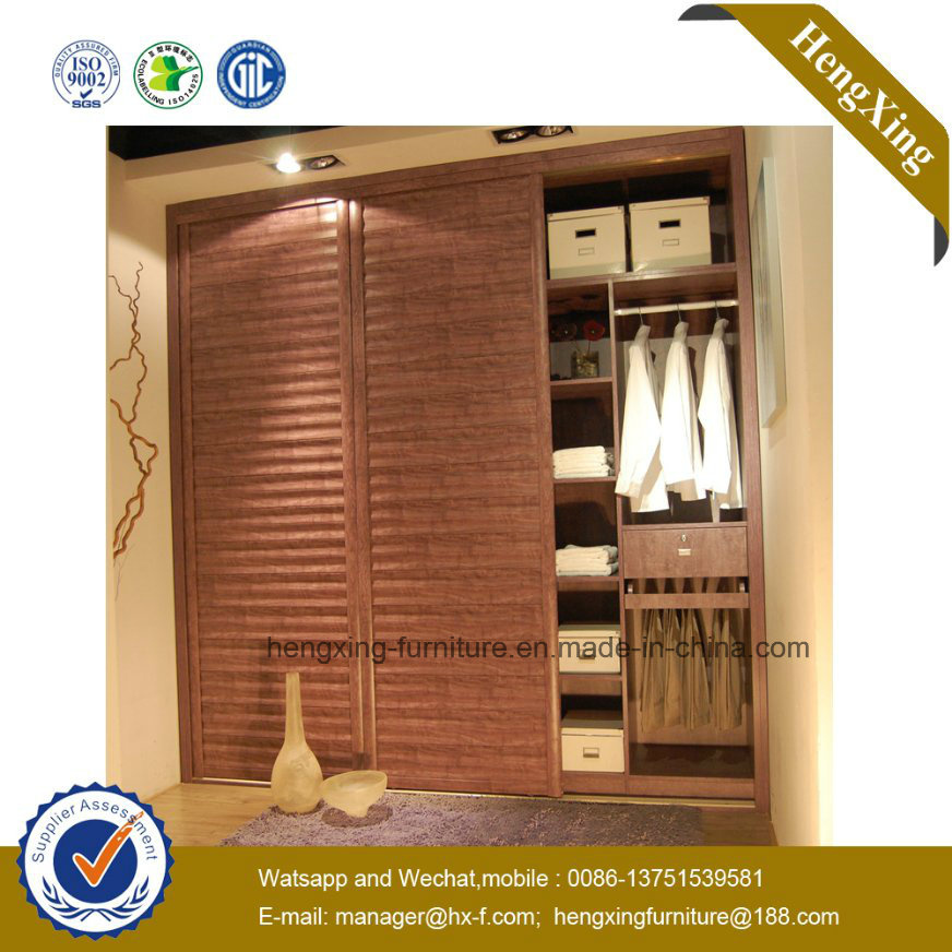 Space Saving Foldable Honey Color Home Bed (HX-LC2042)