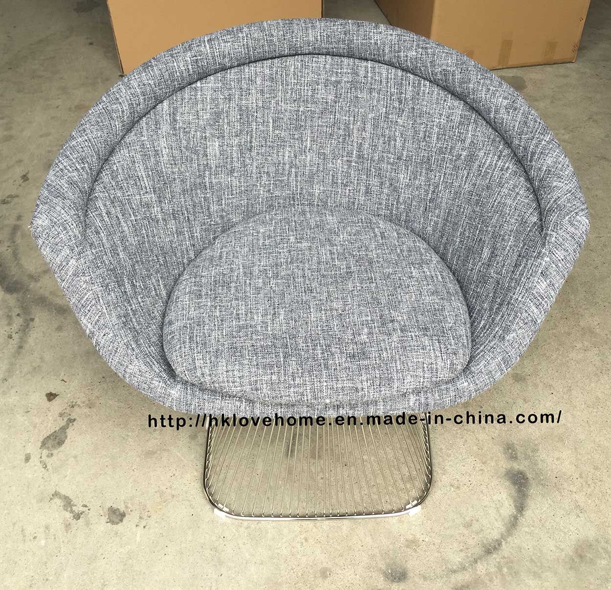 Replica Classic Metal Leisure Restaurant Outdoor Furniture Wire Dining Chair
