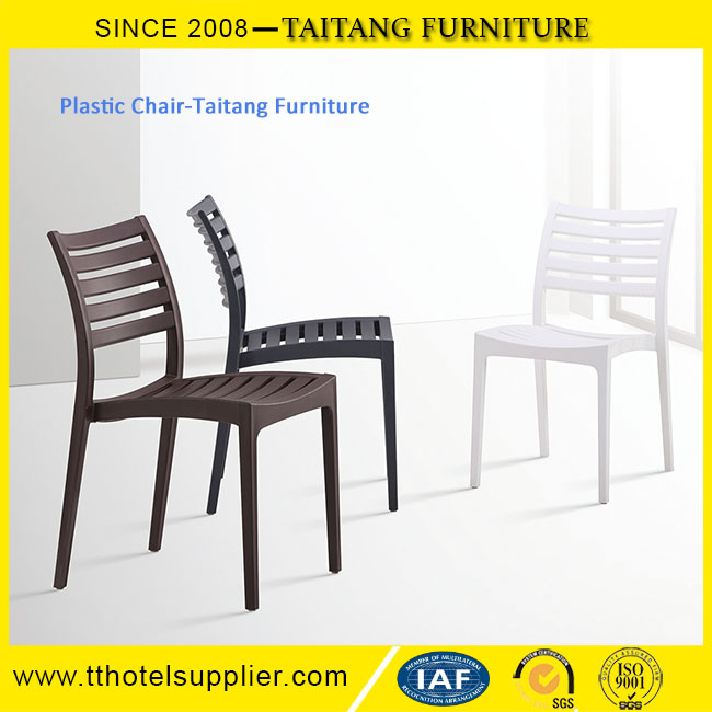 Simple Plastic Stacking Chair Dining Chair for Restaurant