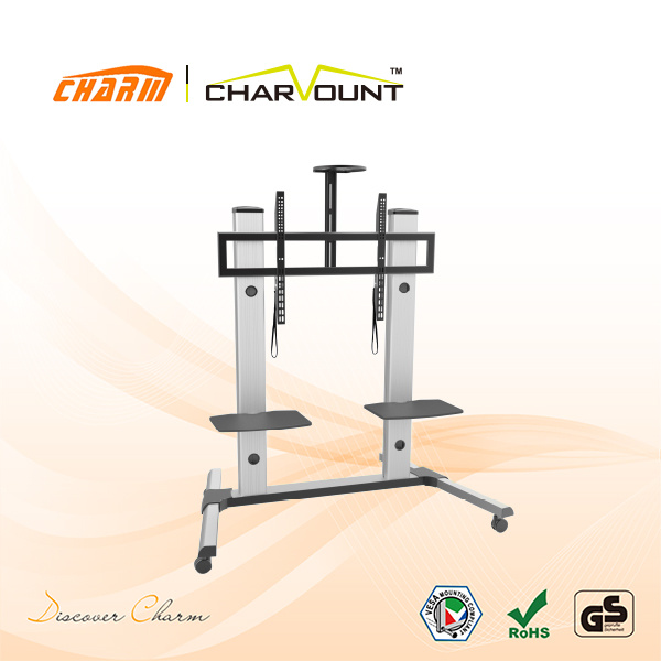 Aluminum TV Mount with Stand for Bedroom, TV Bracket Wall Mount (CT-FTVS-T403)