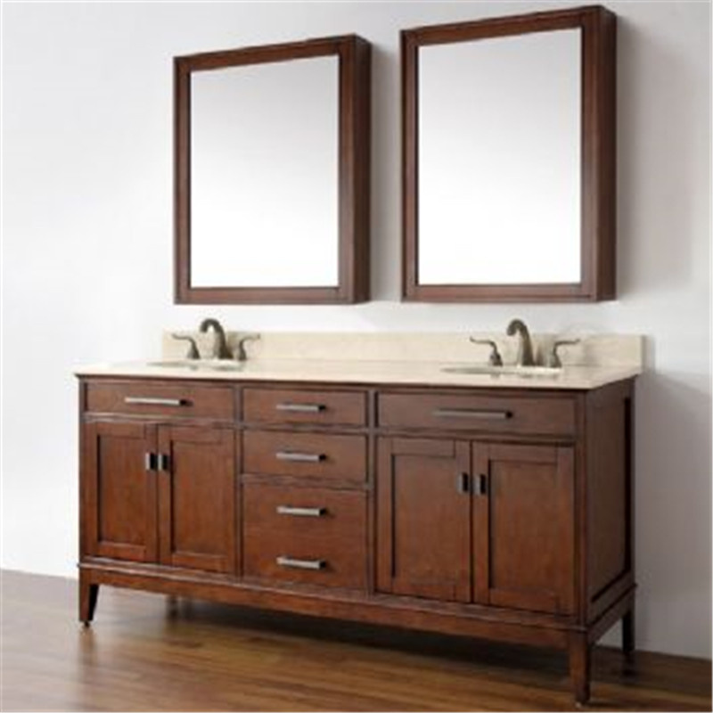 Custom American Style Bathroom Vanities/Cabinets (Double sinks)