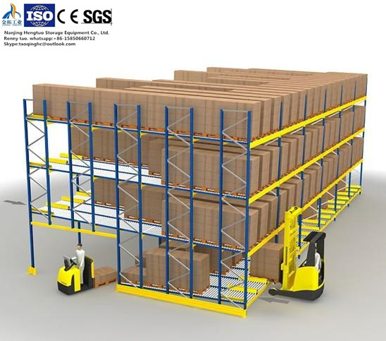 Gravity Dynamic Live Shelving for Warehouse Storage