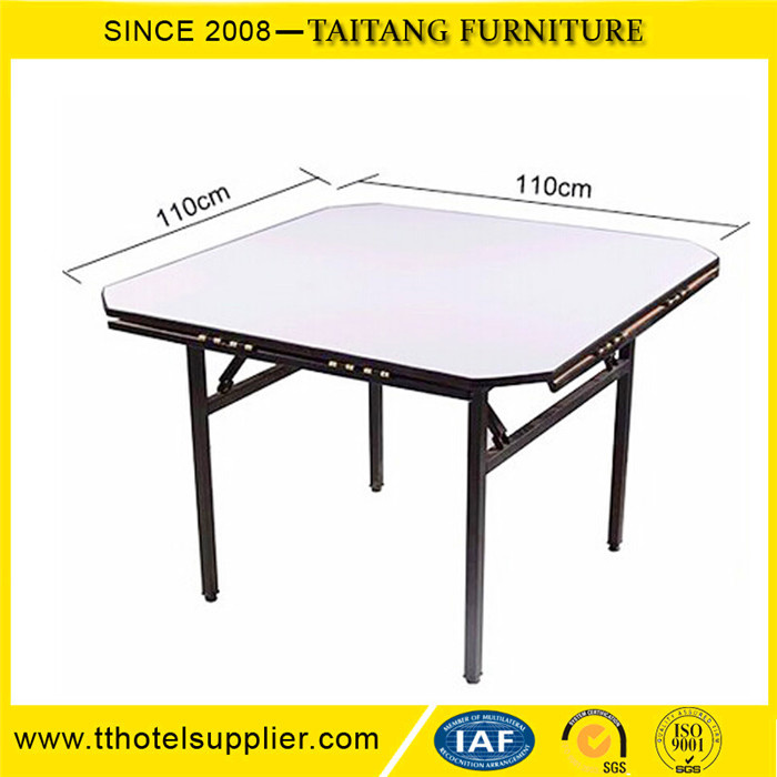 Square Wooden Restaurant Furniture Dining Table