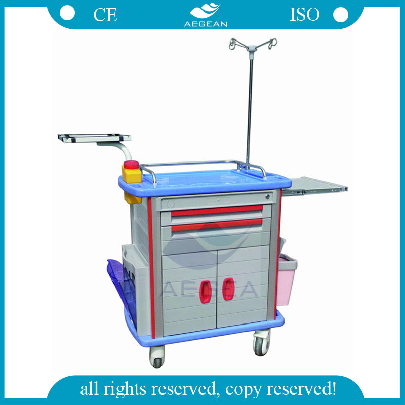 AG-Et011A1 ISO Ce Qualified Hospital Instrument Emergency Medical Trolleys