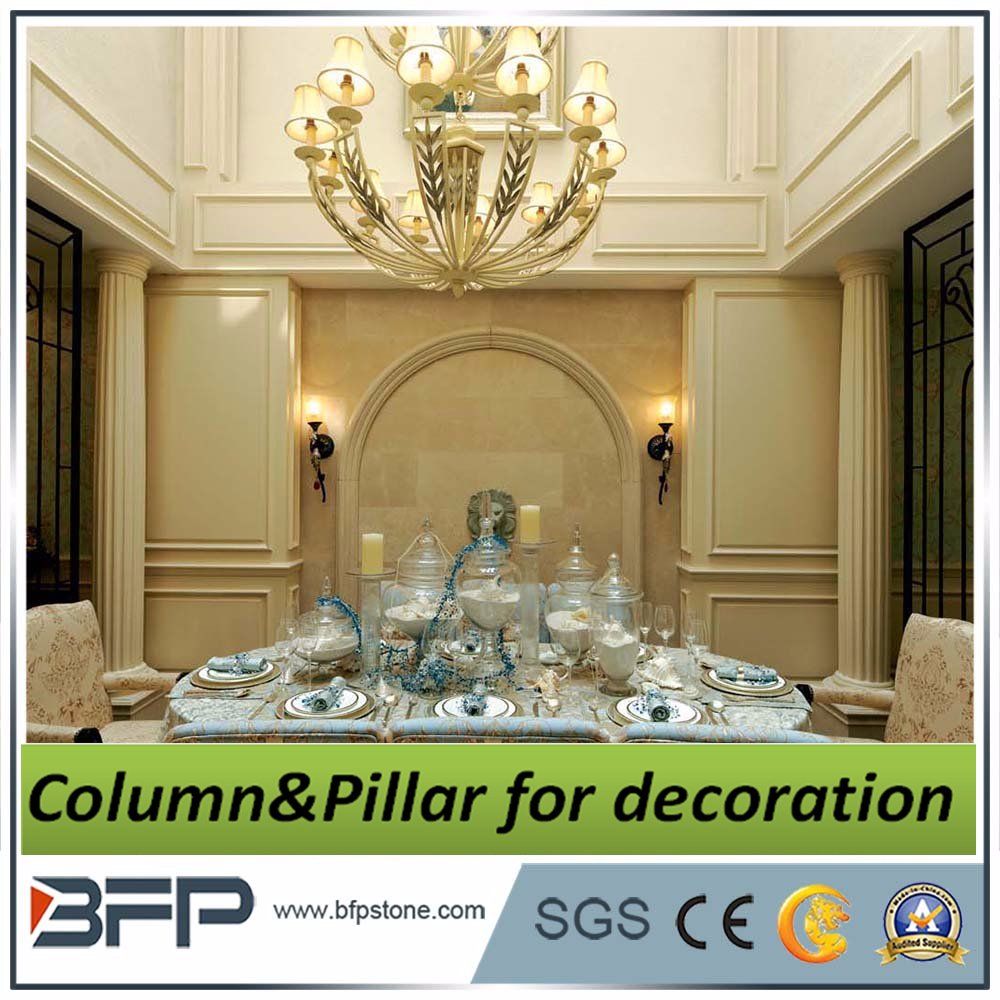 Natural Marble Onyx Pedestal Column Design