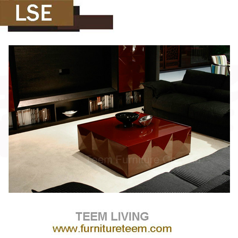 2015 New Design Real Sample Pictures Wooden Furniture Coffee Table
