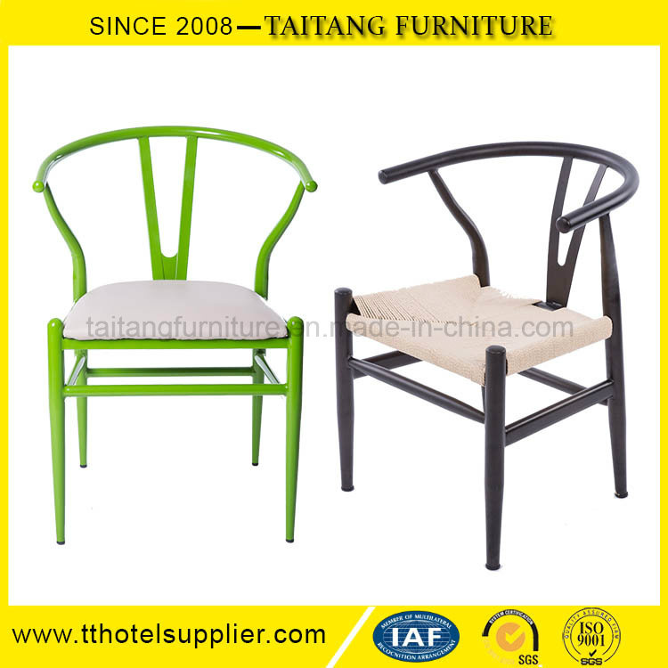 Metal Wishbone Y Chair Dining Chair for Rental