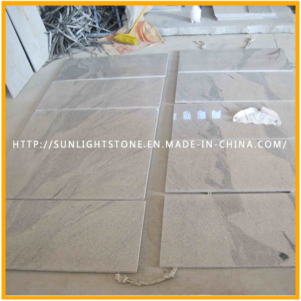 Polished Viscont White Granite Paving/Patio/Garden Slabs for Tiles