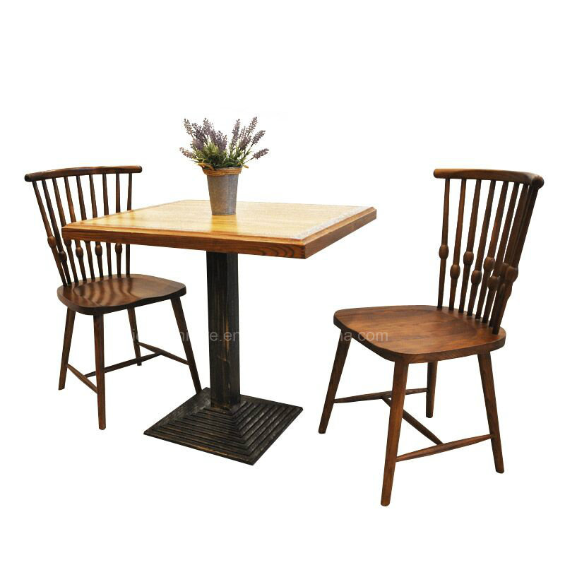 (SD3011) Hot Sale Modern Wood Restaurant Dining Table with Chair