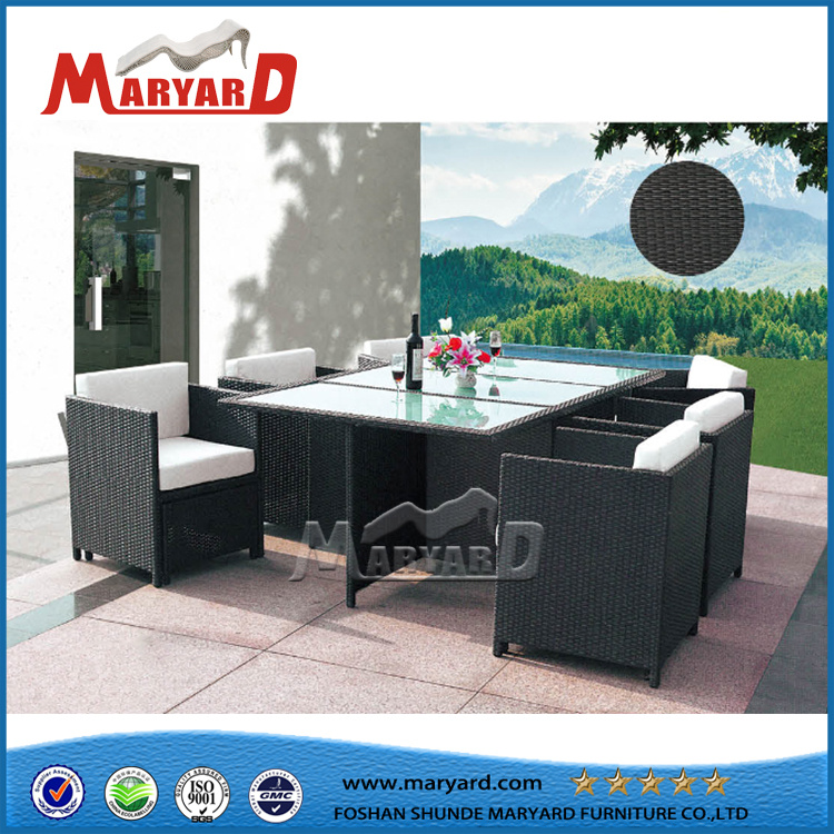 Chinese PE Rattan Dining Furniture