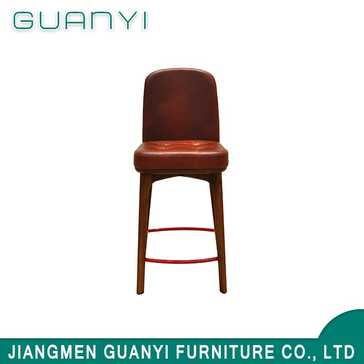 Factory Wholesale Economical High Back Wooden Stool Chair