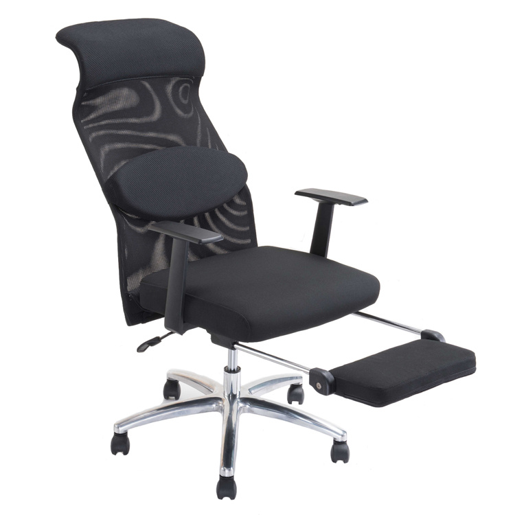 Fabric Type Mesh Sling Chair with Extension Footrest for Comfortable Seating
